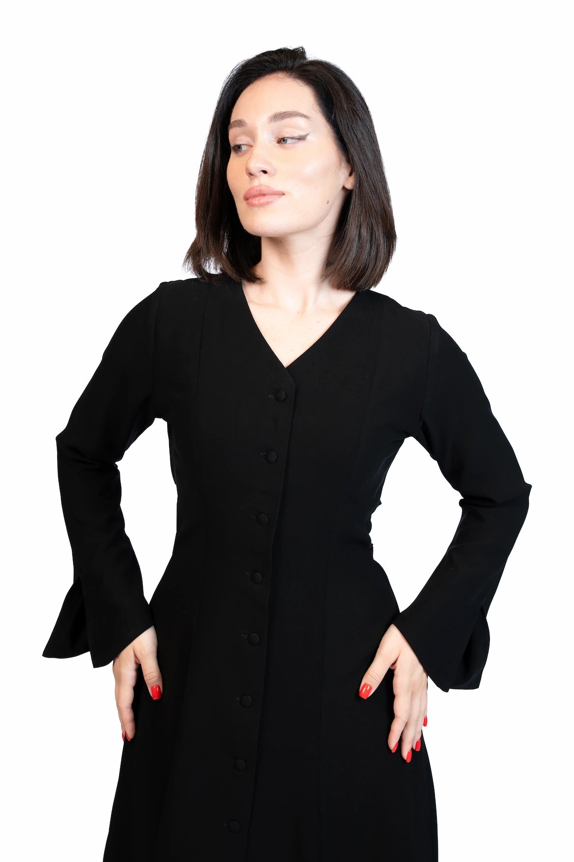 Put Together - Corset-Back Button-Through Dress