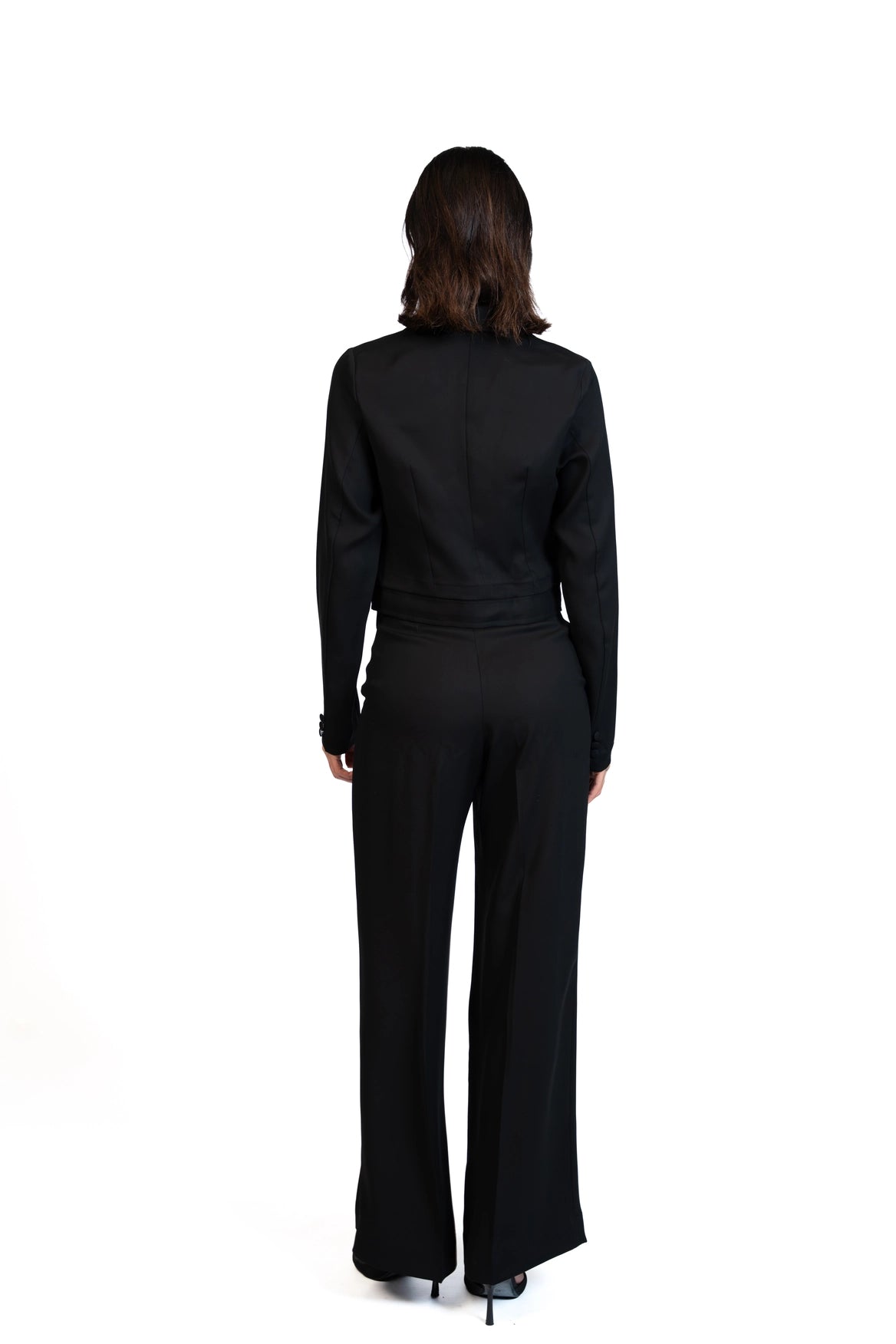 Between Places - Cropped Blazer 3-Piece Tailored Set