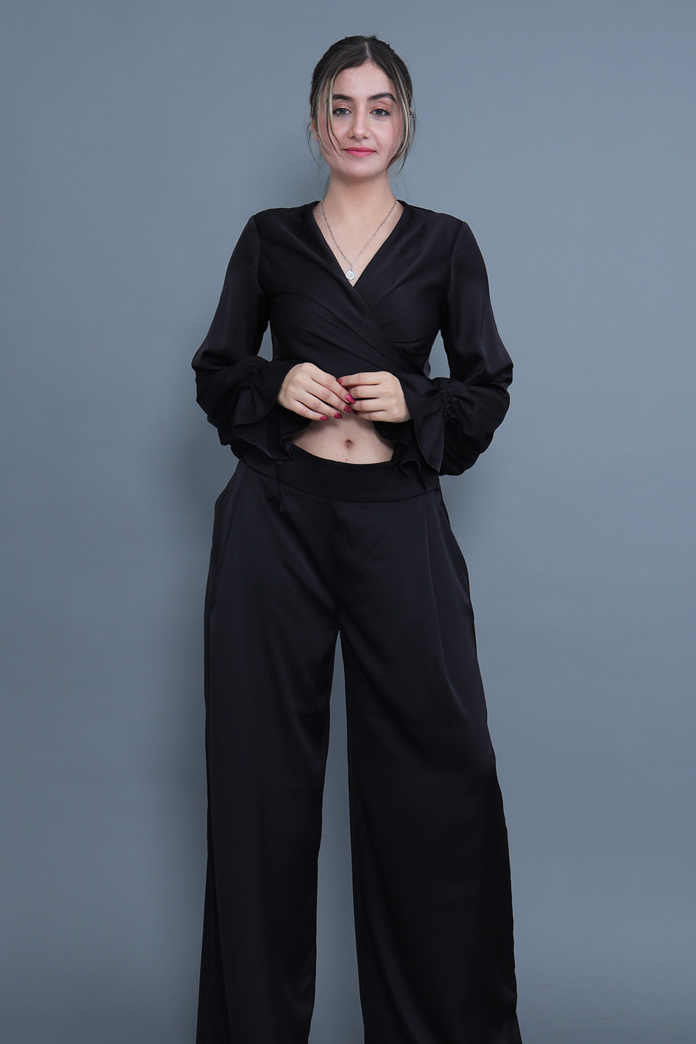 The Girly Edit - Women's Silk Co-ord Set