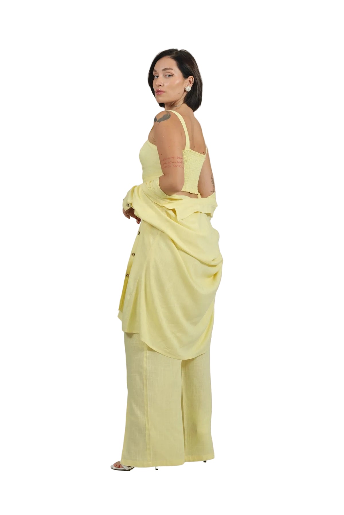 Total Babe Trio - Women's Linen 3-Piece Co-ord Set