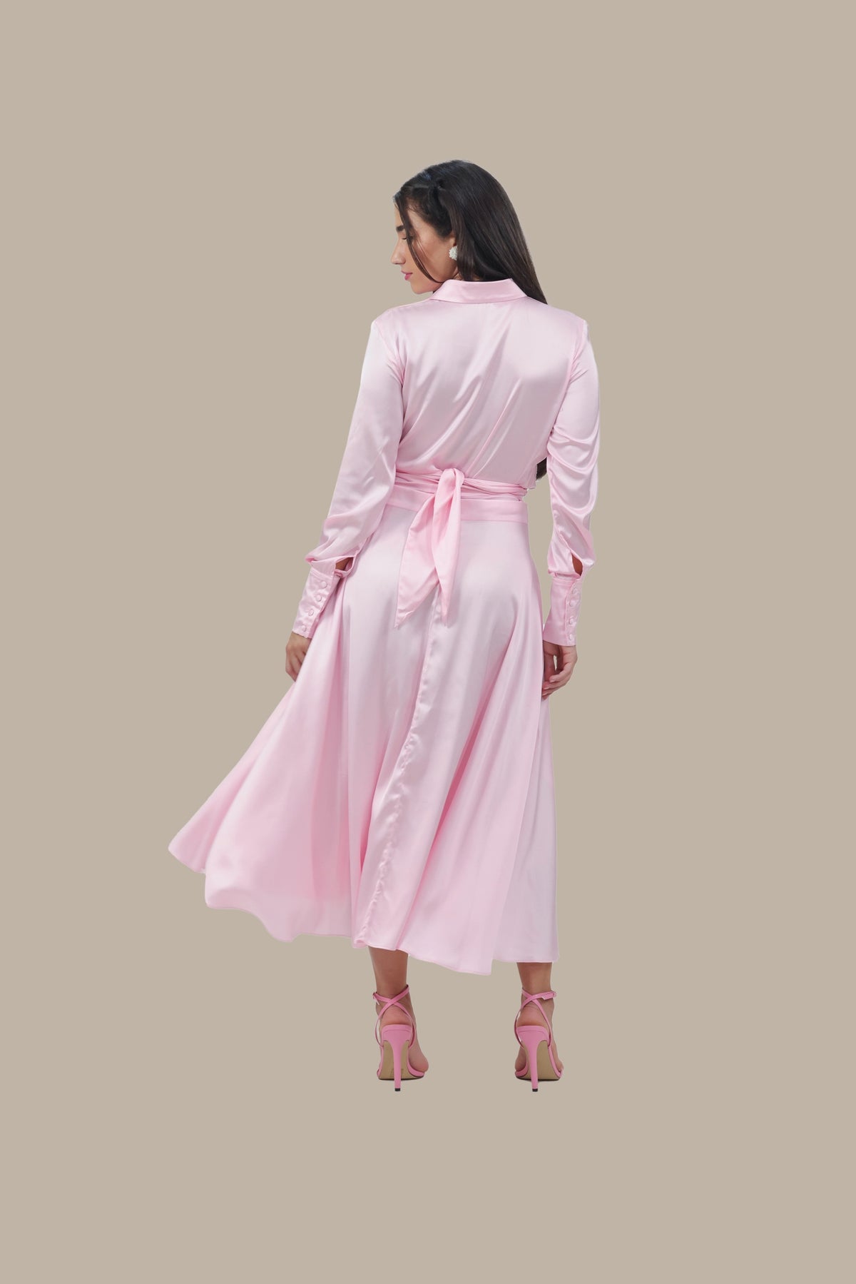 Princess Treatment Only - Women's Silk Wrap Maxi Skirt Set