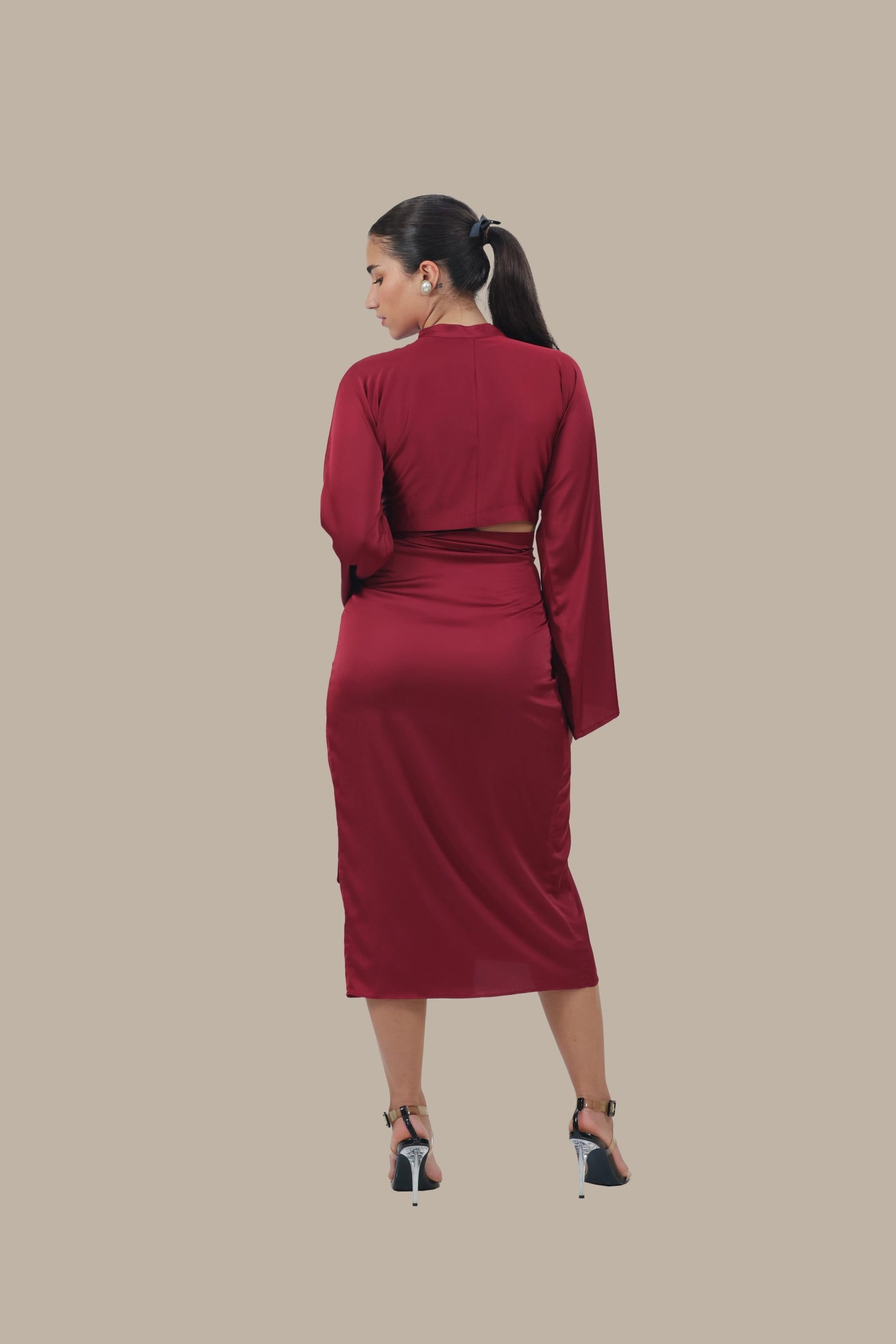 She's the Moment - Women's Silk Co-ord Set