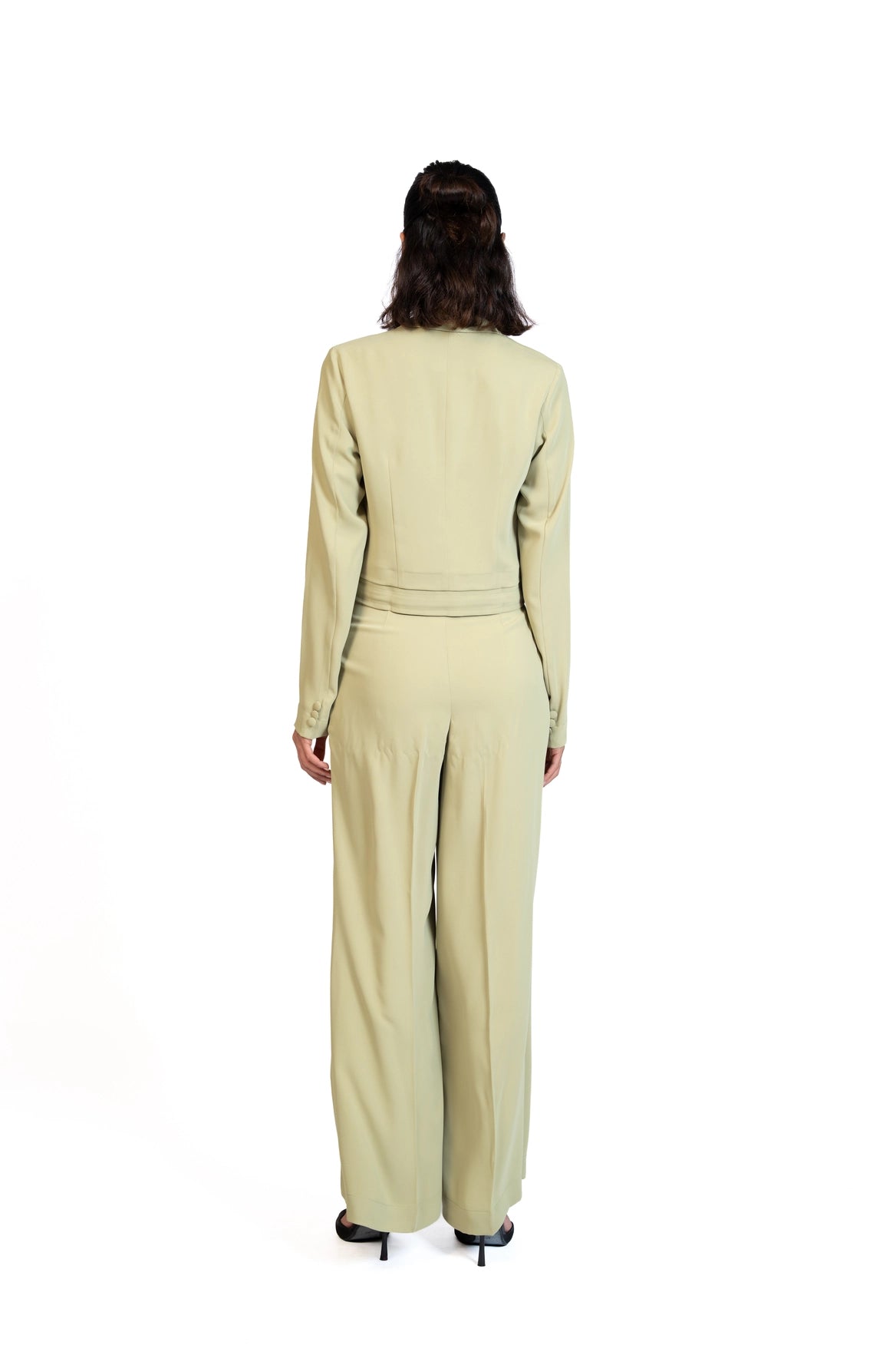 Between Places - Cropped Blazer 3-Piece Tailored Set