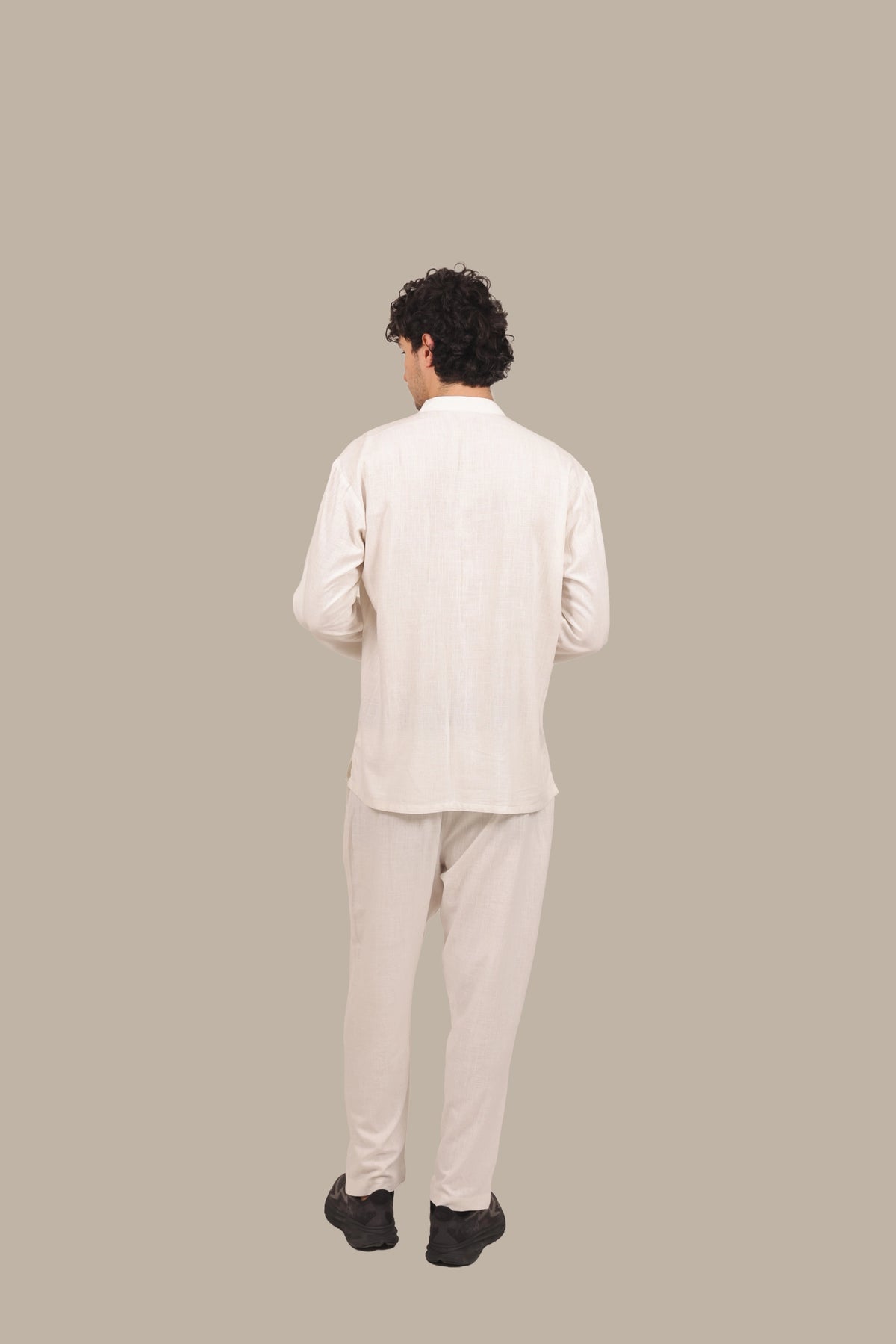 Drawstring - Men's Linen Co-ord Set