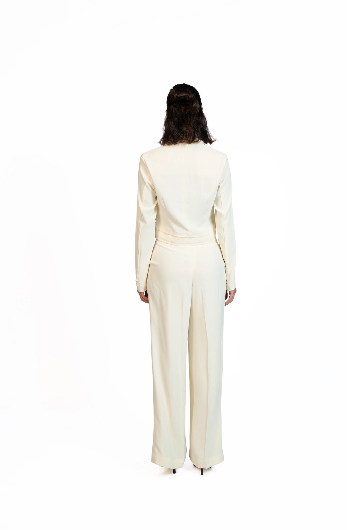 Between Places - Cropped Blazer 3-Piece Tailored Set