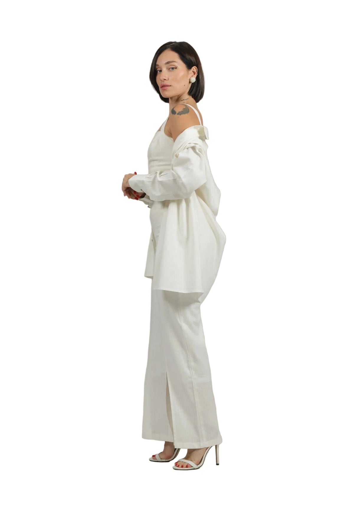 Total Babe Trio - Women's Linen 3-Piece Co-ord Set