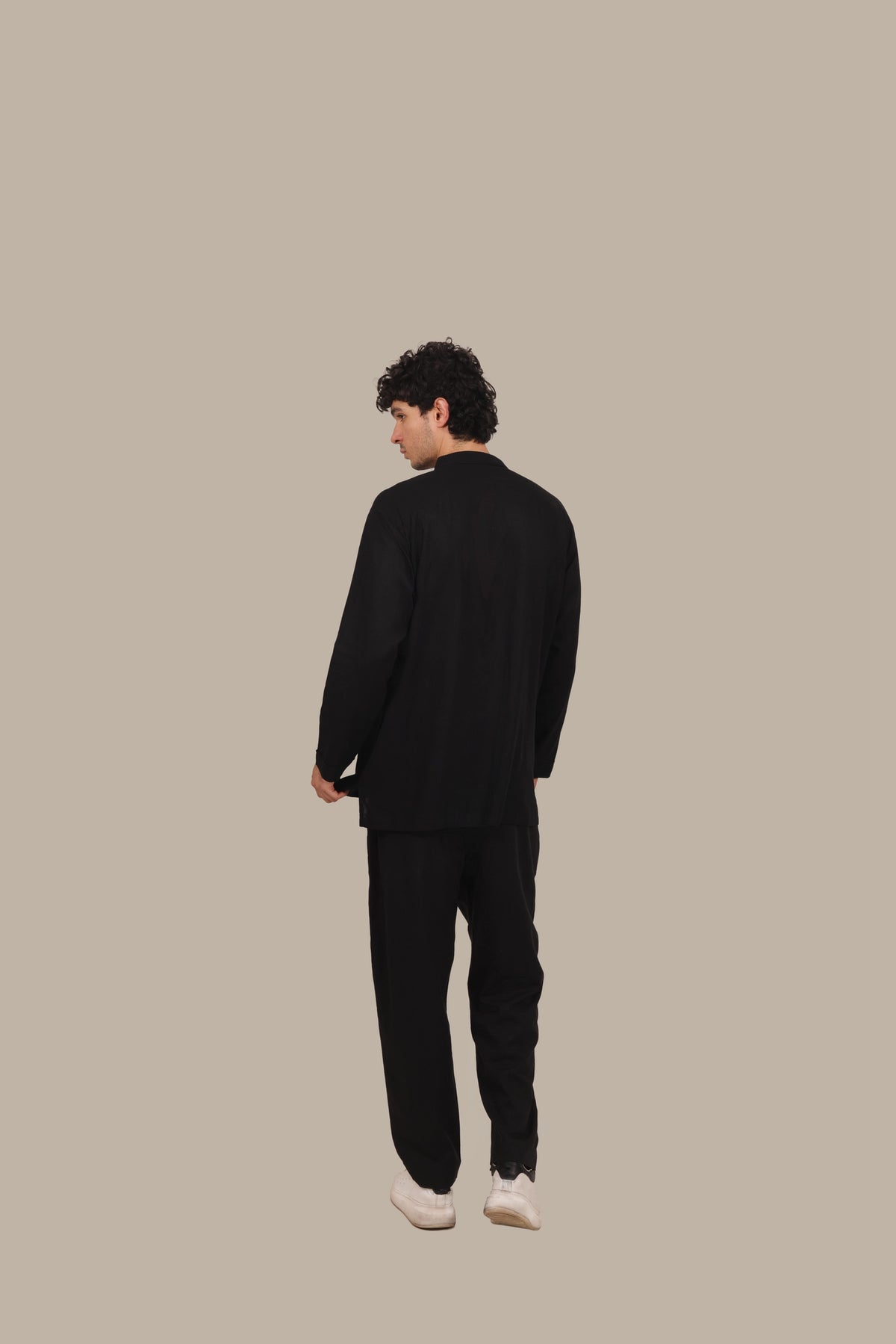 Drawstring - Men's Linen Co-ord Set