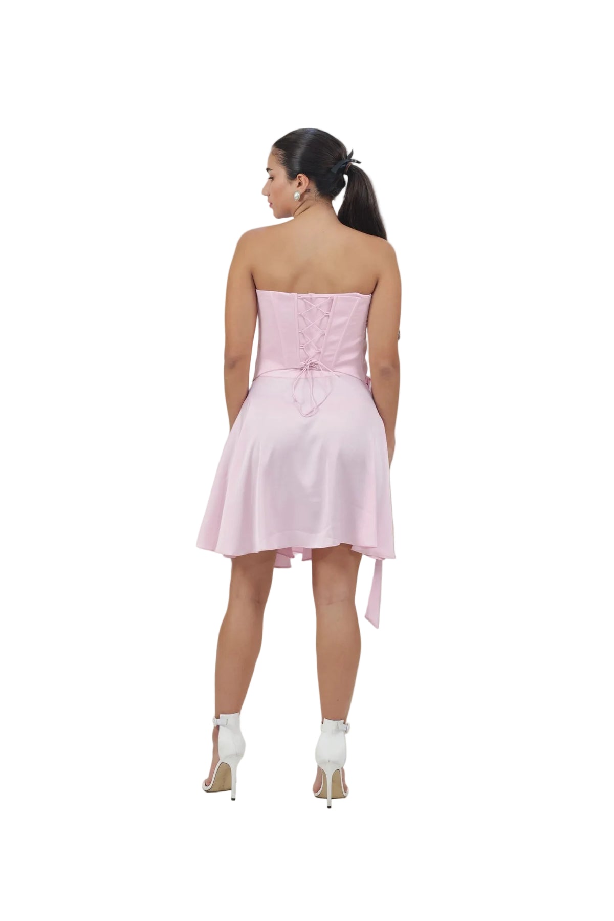 Mood: Princess - Women's Silk Corset & Wrap Skirt Set