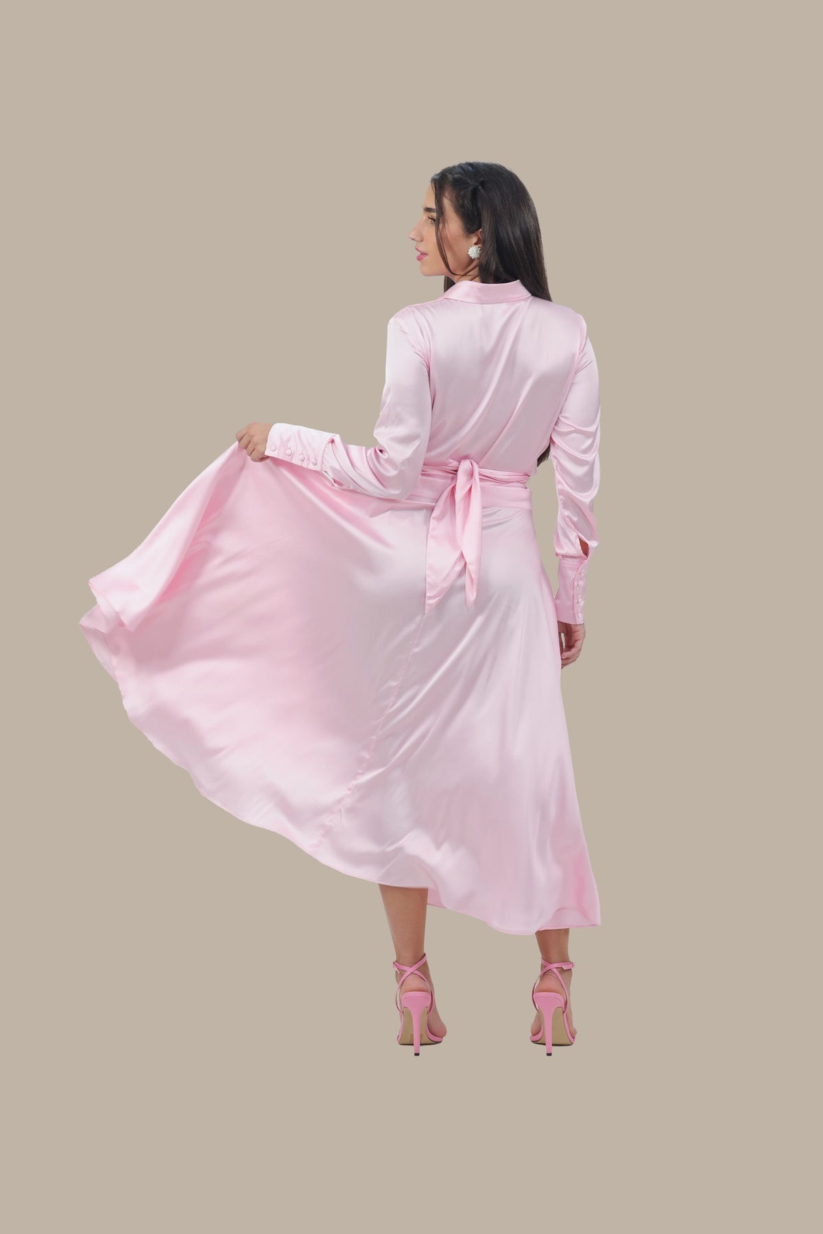 Princess Treatment Only - Women's Silk Wrap Maxi Skirt Set