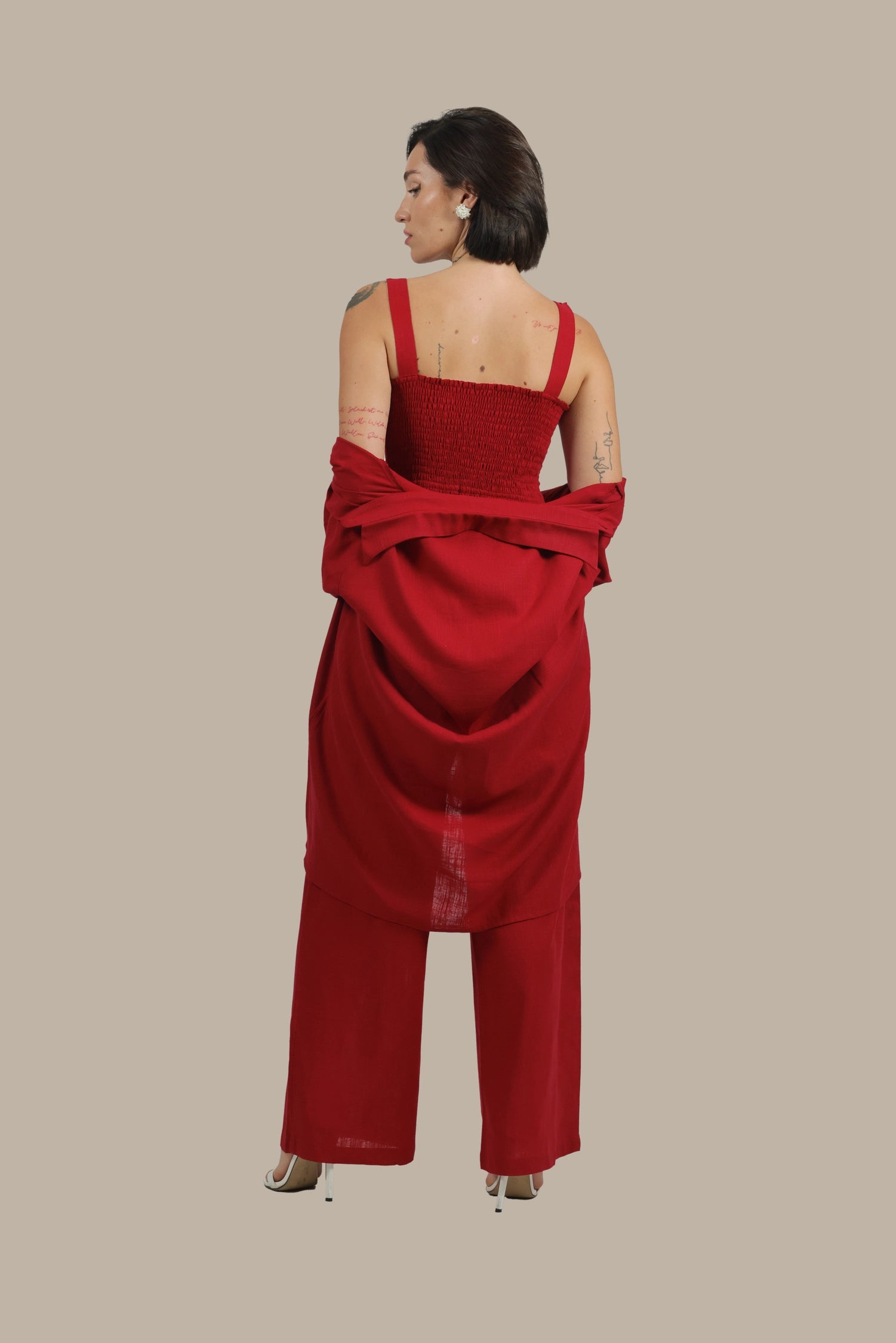 Total Babe Trio - Women's linen 3-Piece Set