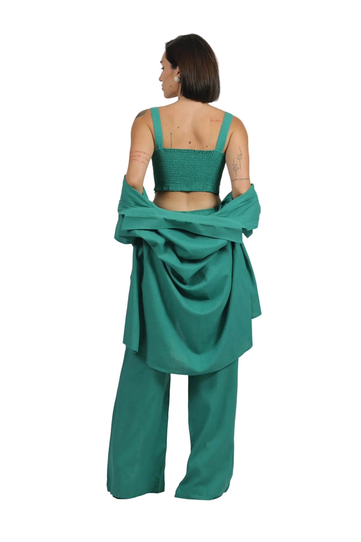 Total Babe Trio - Women's Linen 3-Piece Co-ord Set