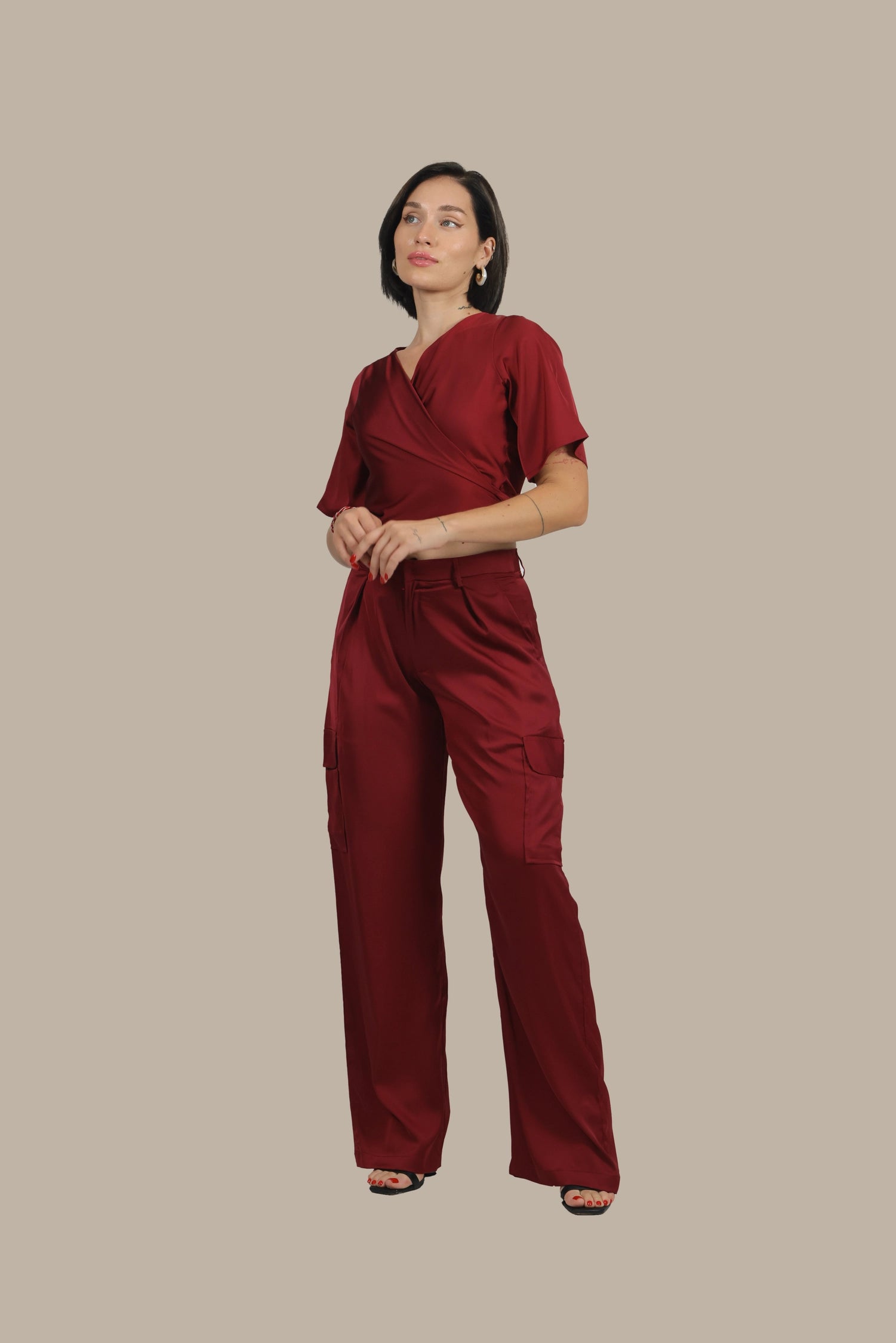 Unbothered – Women's Silk Co-ord Set