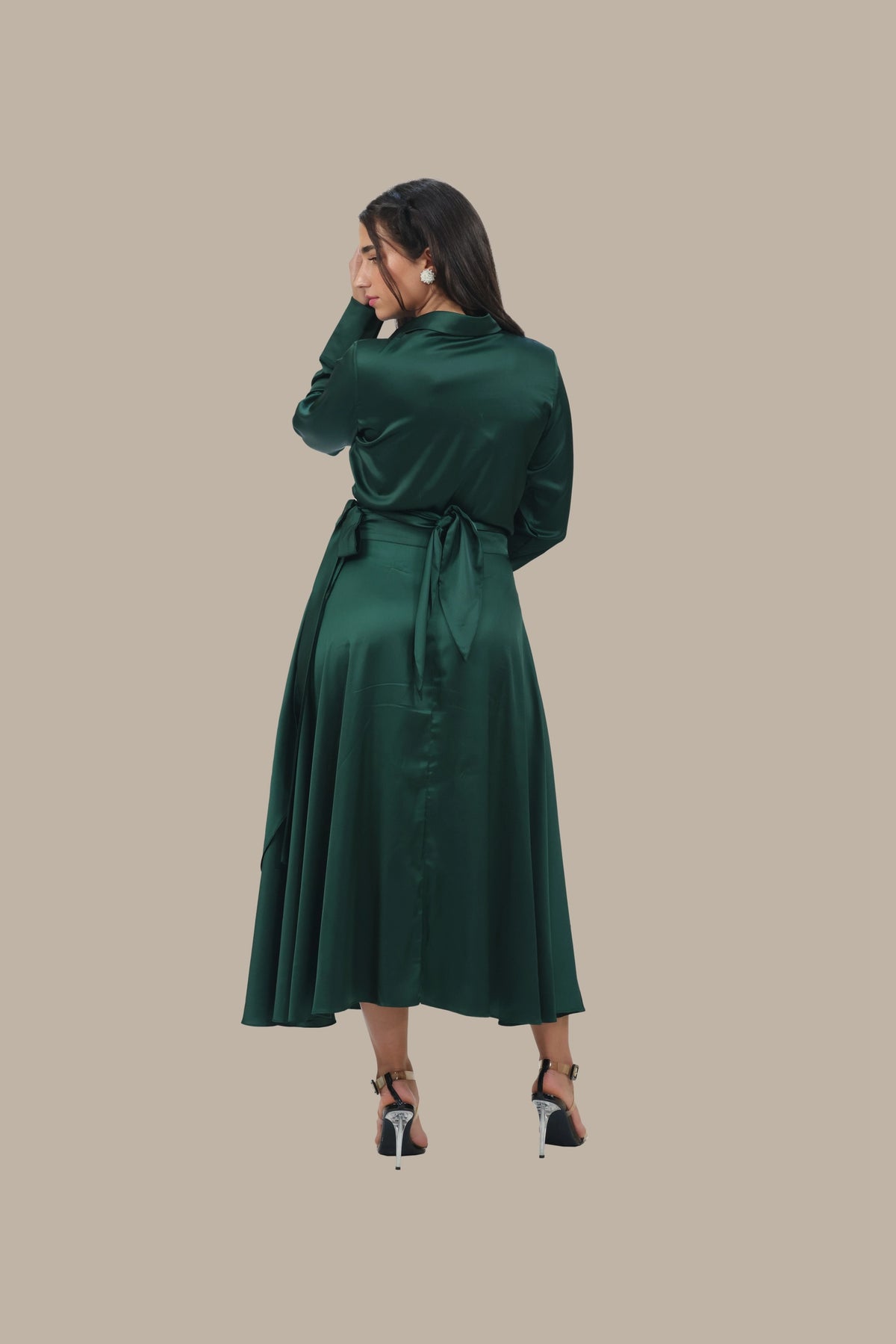Princess Treatment Only - Women's Silk Wrap Maxi Skirt Set