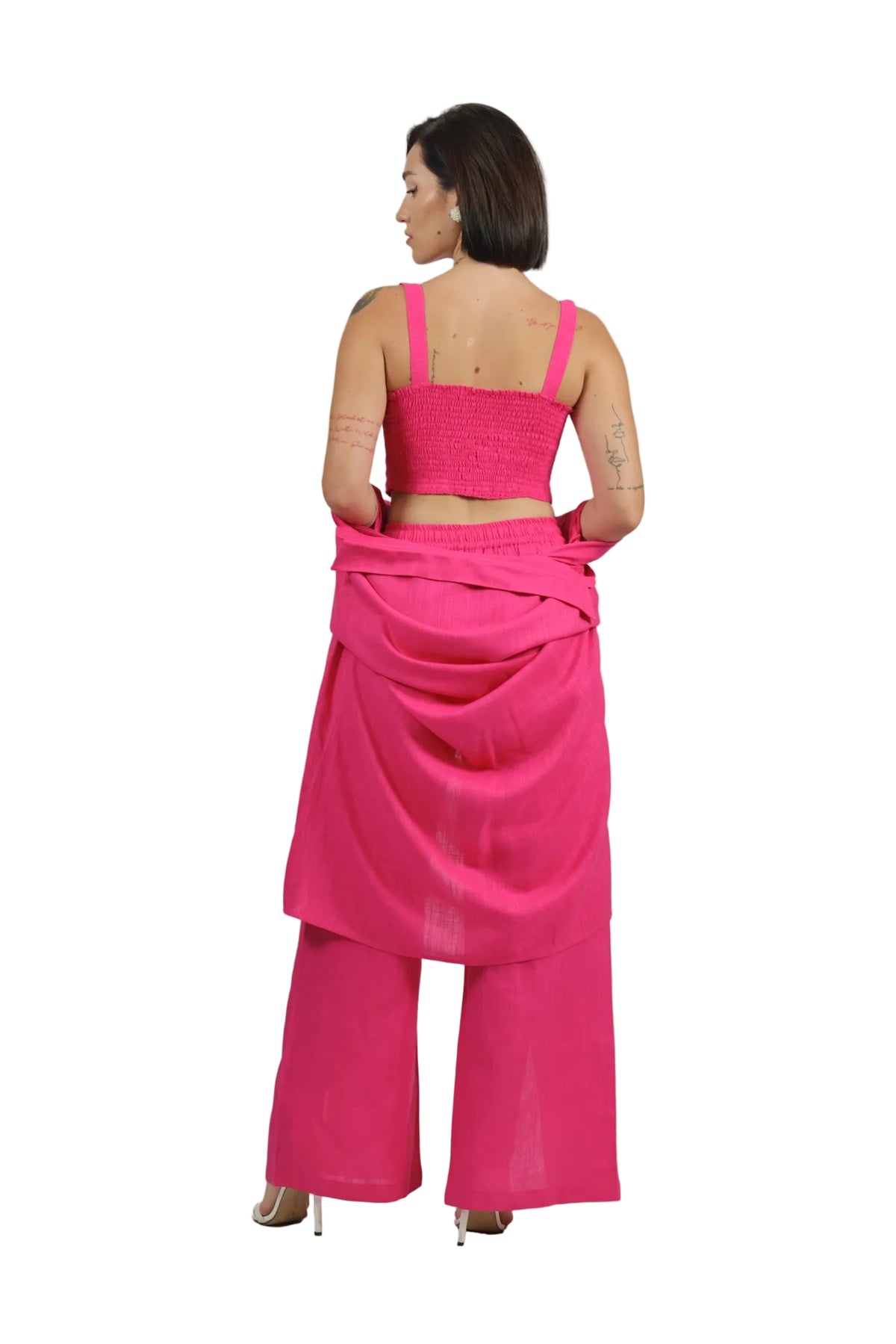 Total Babe Trio - Women's Linen 3-Piece Co-ord Set