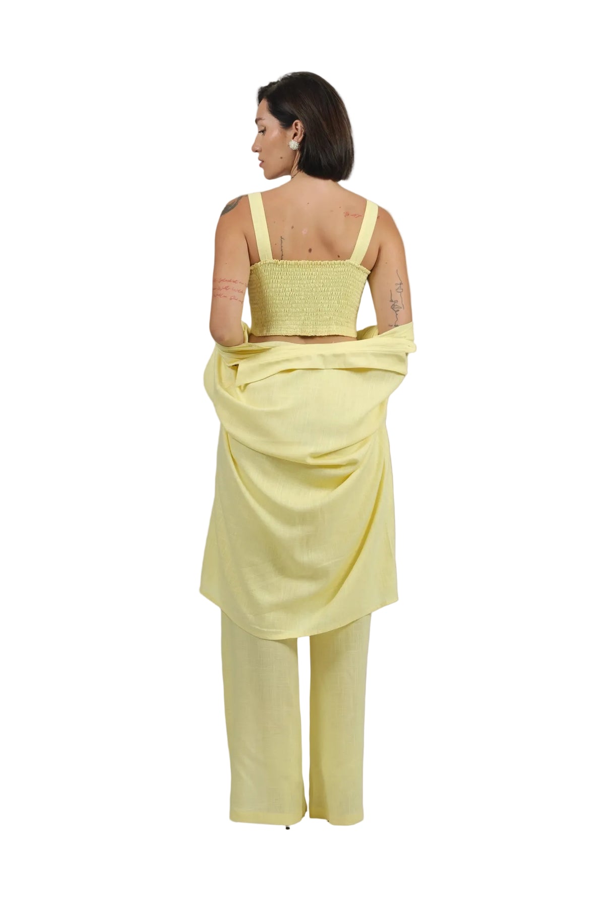 Total Babe Trio - Women's Linen 3-Piece Co-ord Set