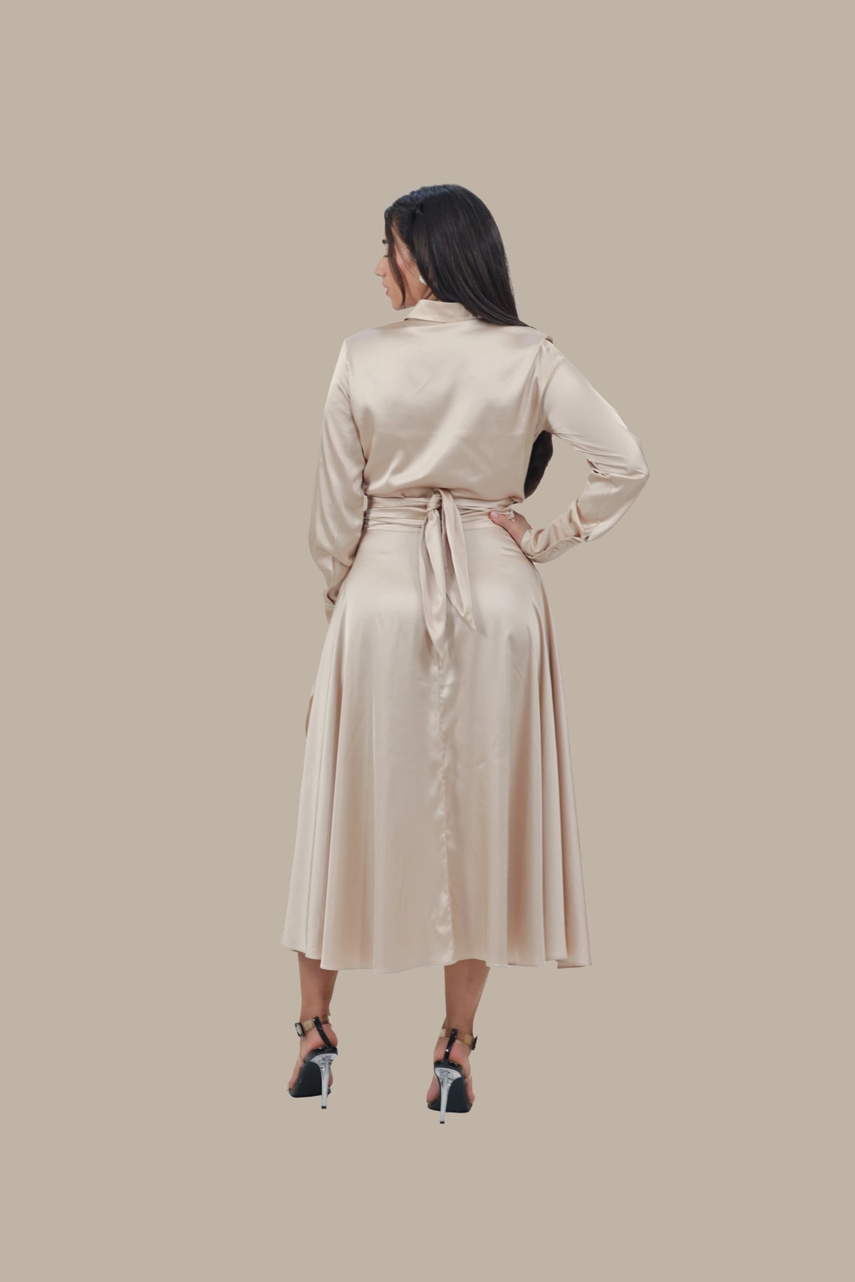 Princess Treatment Only - Women's Silk Wrap Maxi Skirt Set