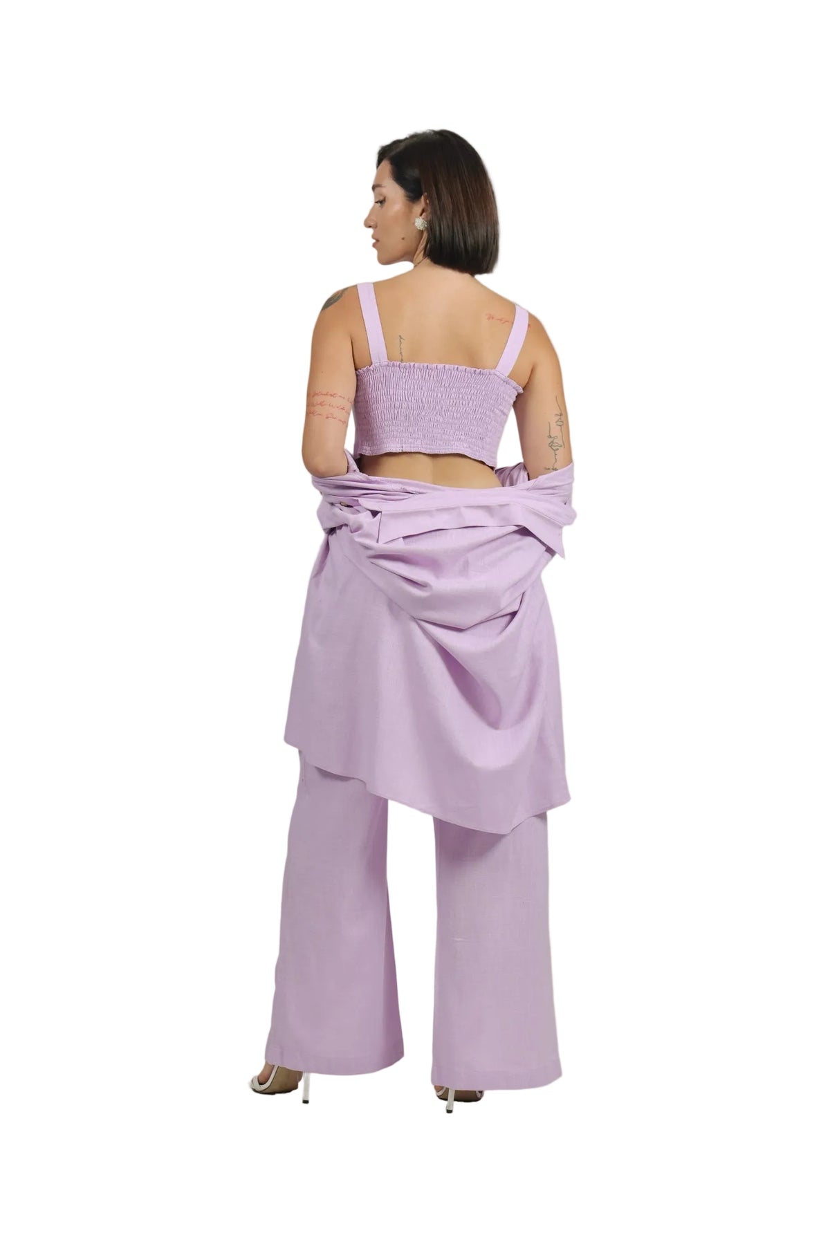 Total Babe Trio - Women's Linen 3-Piece Co-ord Set