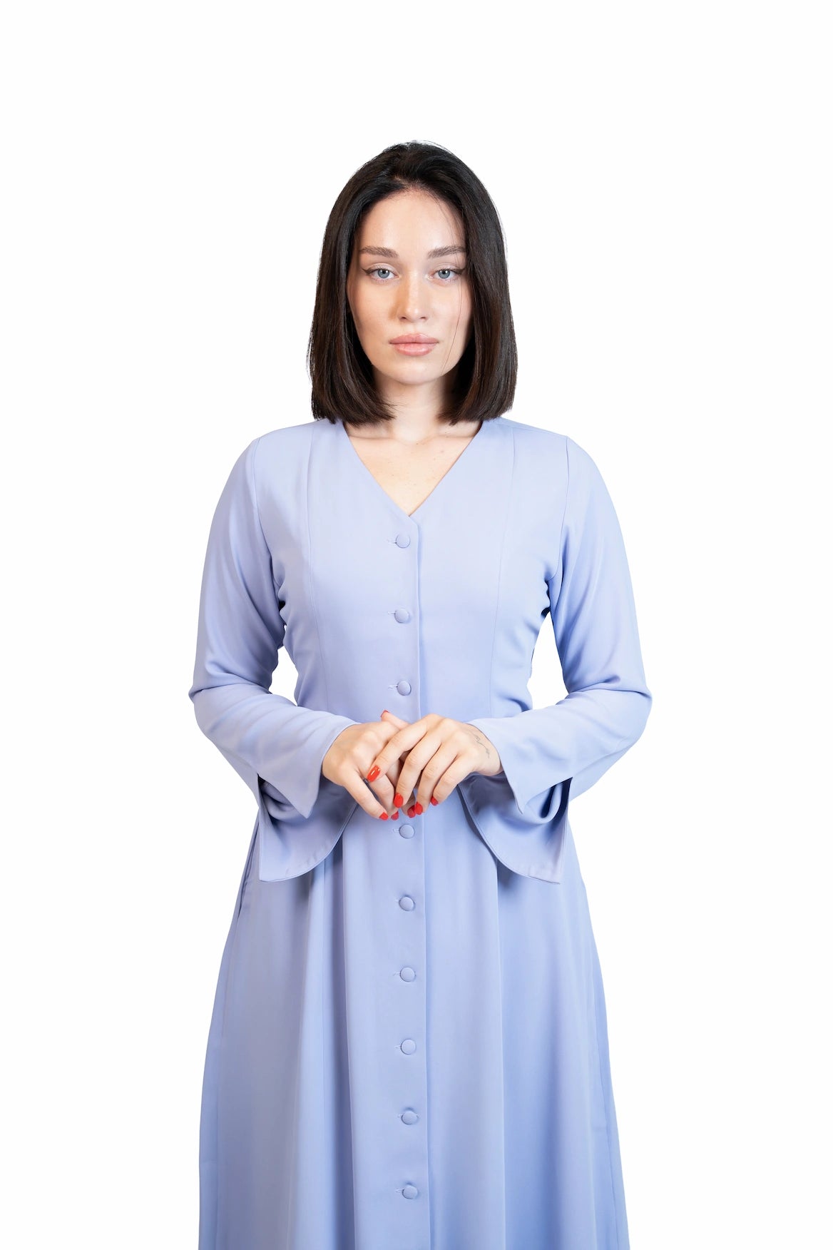 Put Together - Corset-Back Button-Through Dress