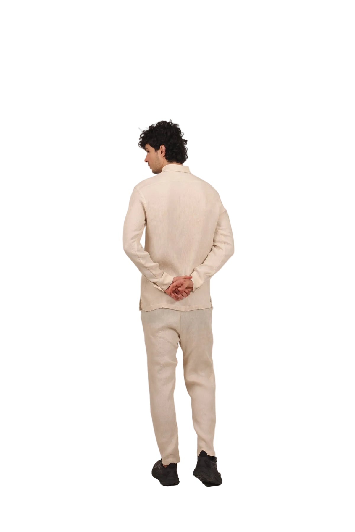 Waffle - Men's Crinkle Co-ord Set