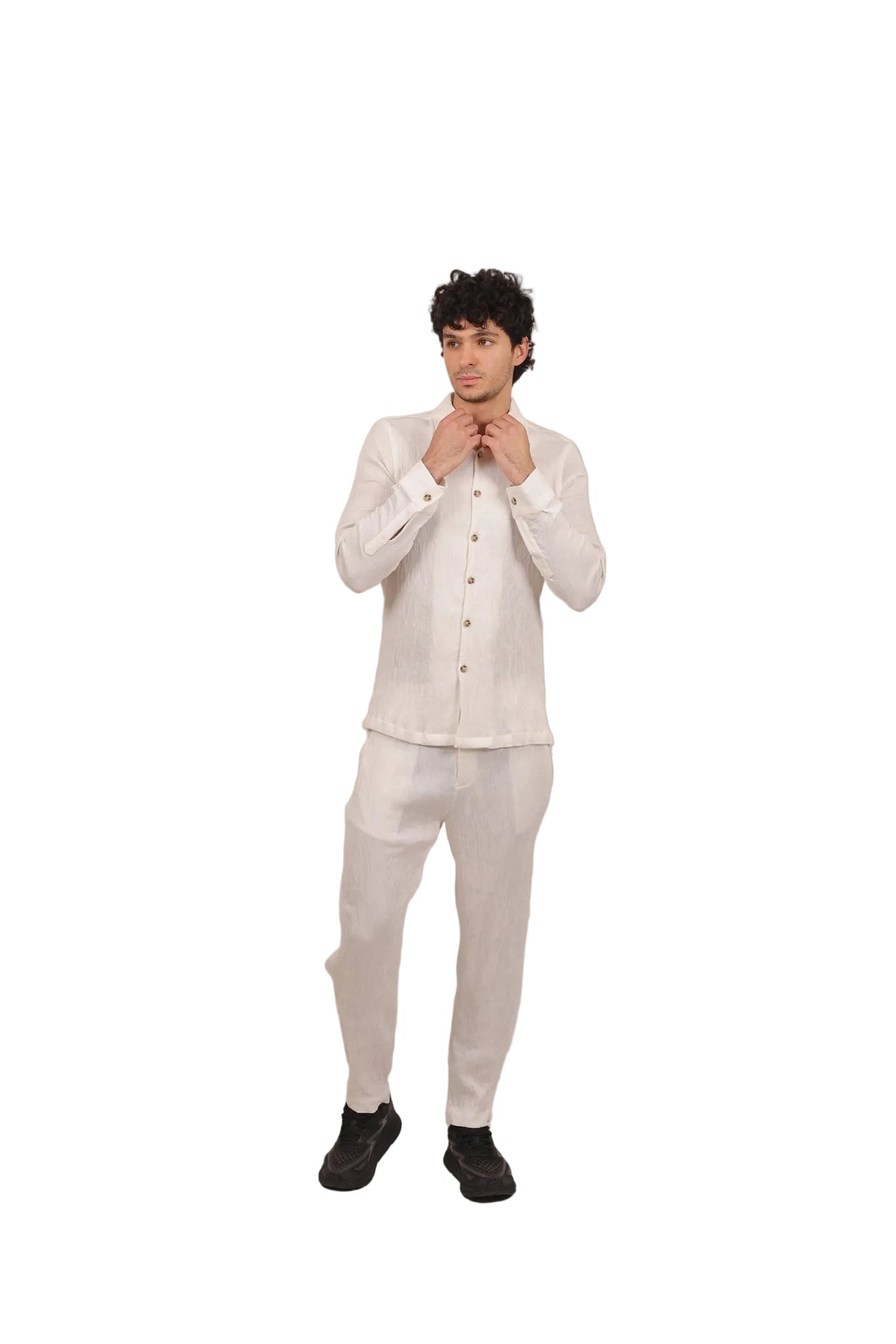 Waffle - Men's Crinkle Co-ord Set