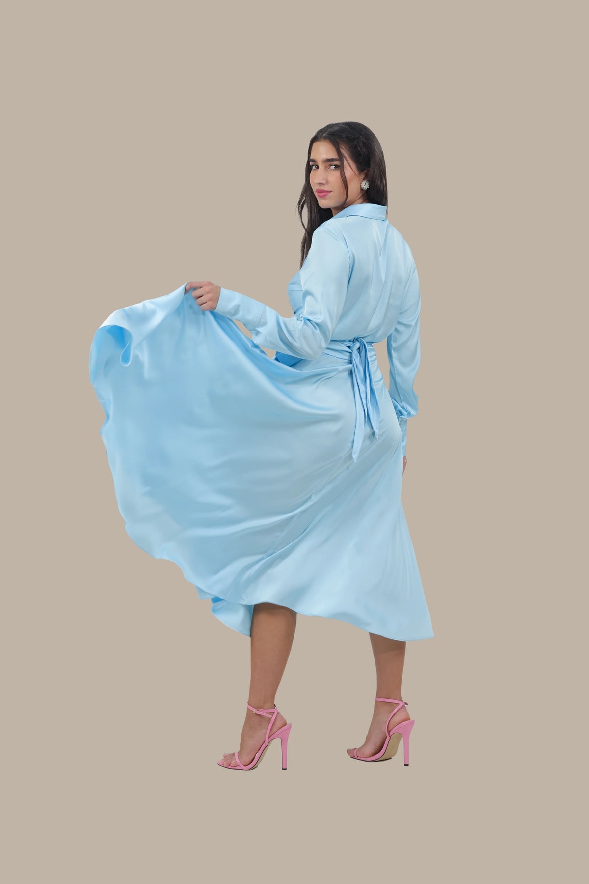 Princess Treatment Only - Women's Silk Wrap Maxi Skirt Set