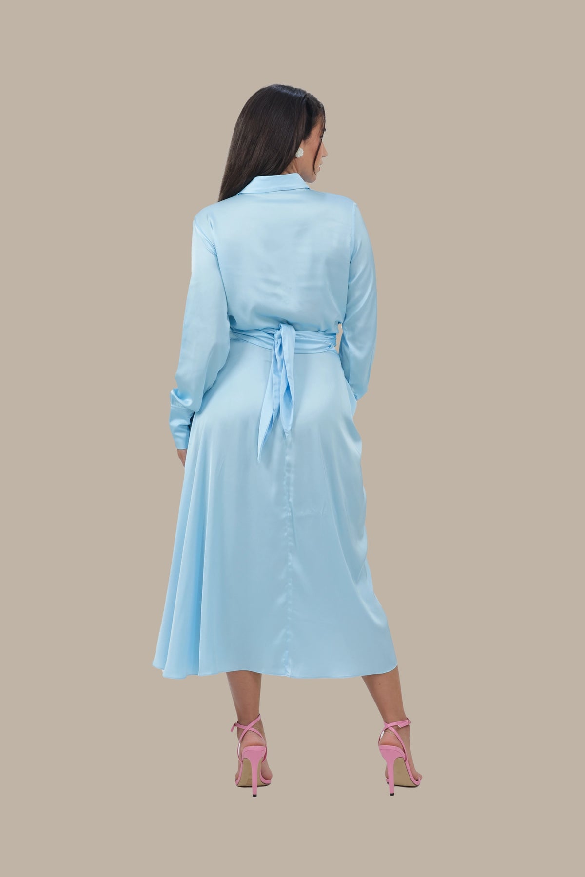 Princess Treatment Only - Women's Silk Wrap Maxi Skirt Set