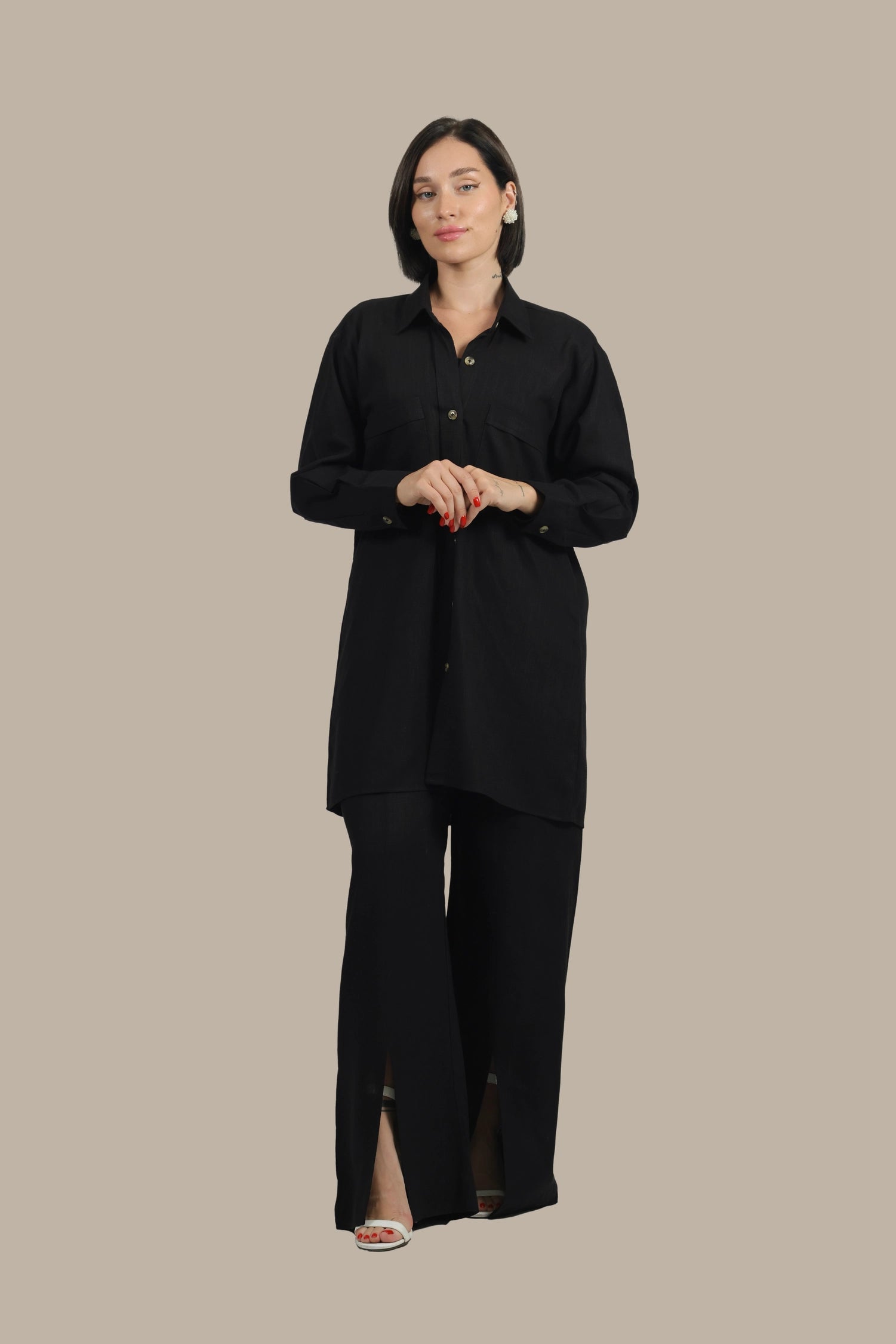 Total Babe Trio - Women's linen 3-Piece Set