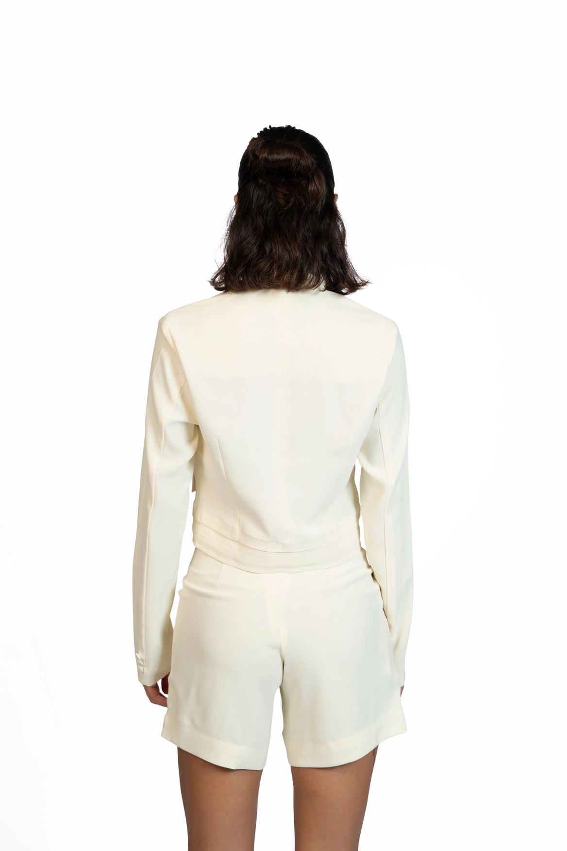 Between Places - Cropped Blazer 3-Piece Tailored Set