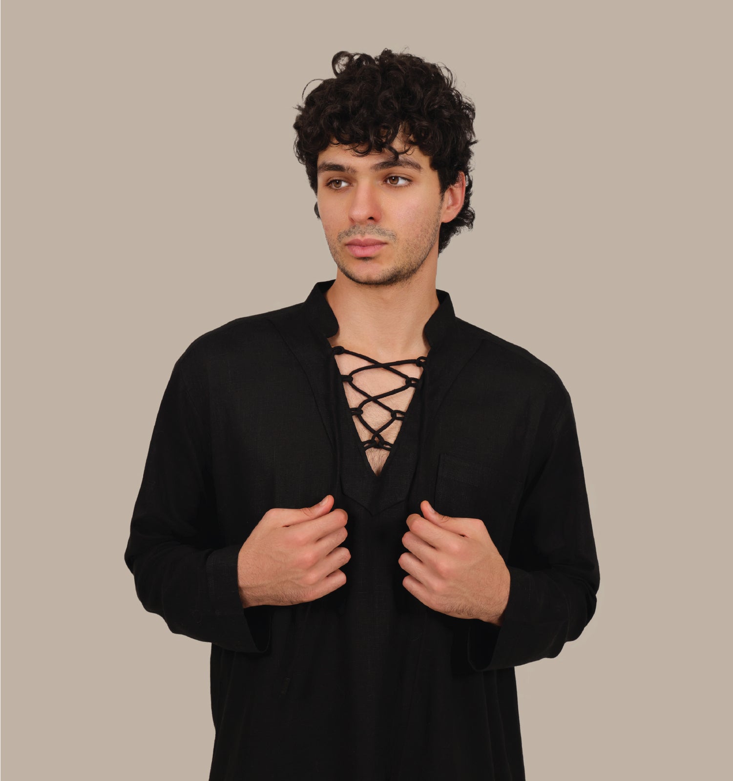 Drawstring - Men's Linen Set
