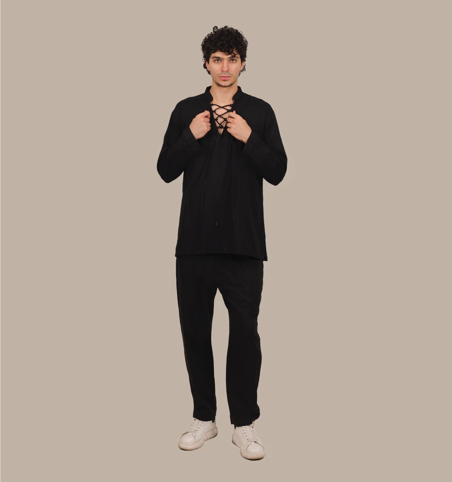 Drawstring - Men's Linen Set