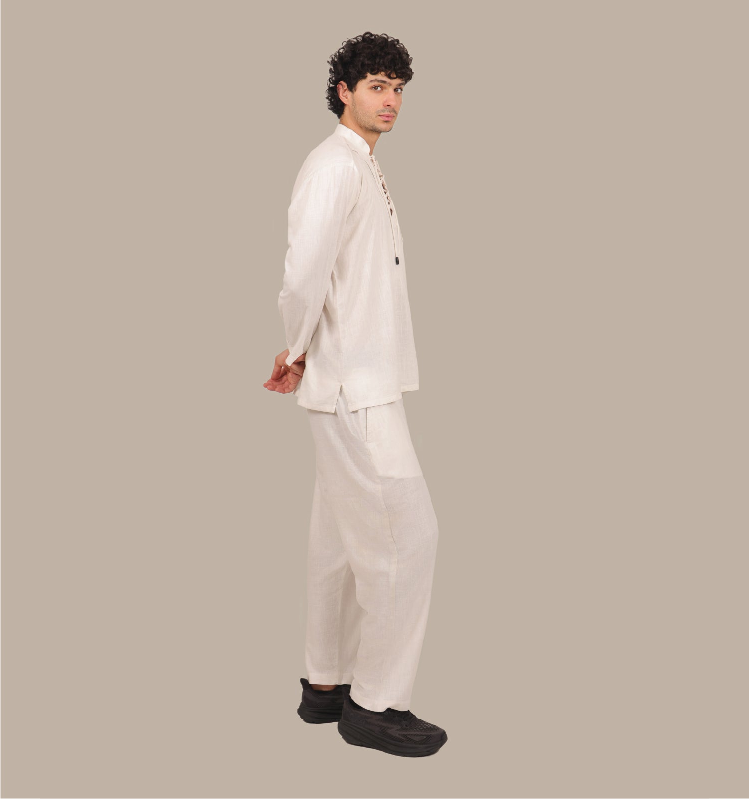 Drawstring - Men's Linen Set
